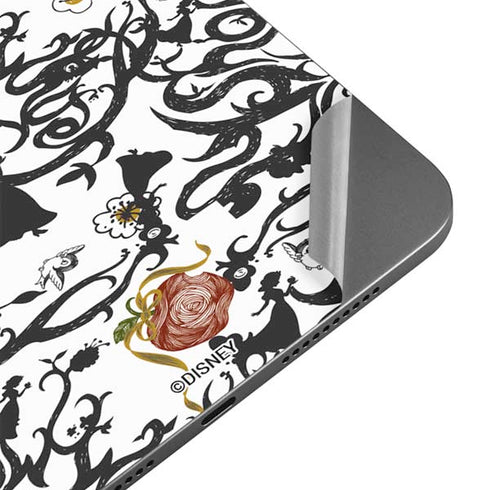 Disney Snow White Roses and Character Silhouette Apple iPad Mini Skin