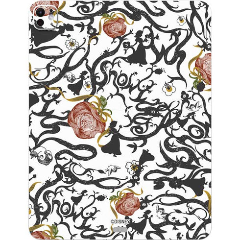 Disney Snow White Roses and Character Silhouette iPad Pro 13in M4 (2024) Skin
