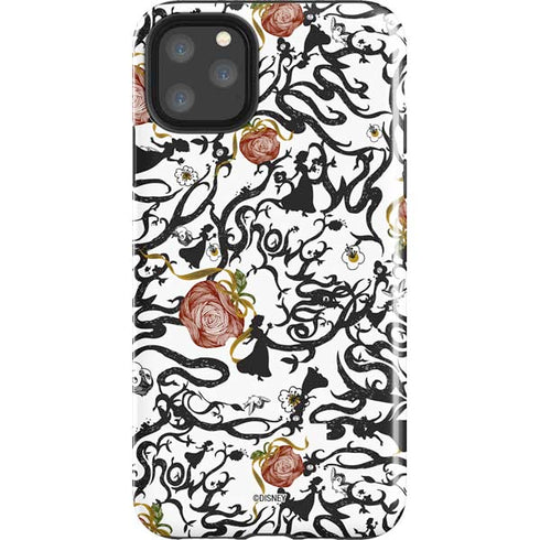 Disney Snow White Roses and Character Silhouette iPhone Cases