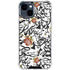Disney Snow White Roses and Character Silhouette iPhone 15 Clear Case