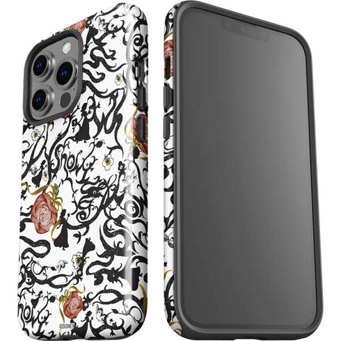 Disney Snow White Roses and Character Silhouette iPhone 15 Pro Impact Case
