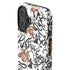 Disney Snow White Roses and Character Silhouette iPhone 16 Plus Impact Case