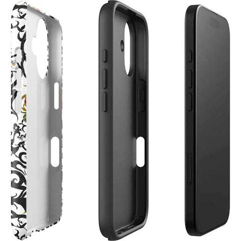 Disney Snow White Roses and Character Silhouette iPhone 16 Plus Impact Case