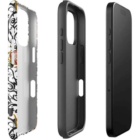 Disney Snow White Roses and Character Silhouette iPhone 16 Pro Impact Case