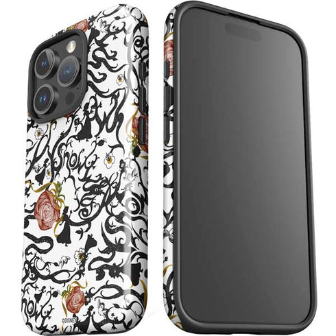 Disney Snow White Roses and Character Silhouette iPhone 16 Pro Impact Case