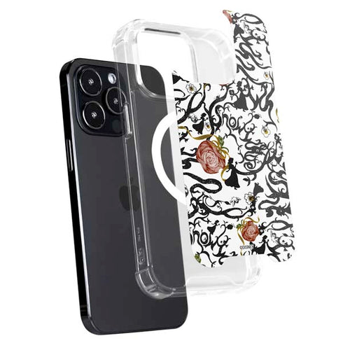 Disney Snow White Roses and Character Silhouette iPhone 16 Pro Max MagSafe Case