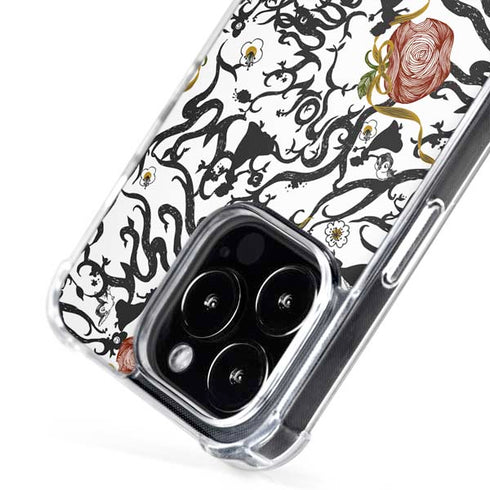 Disney Snow White Roses and Character Silhouette iPhone 16 Pro Max MagSafe Case