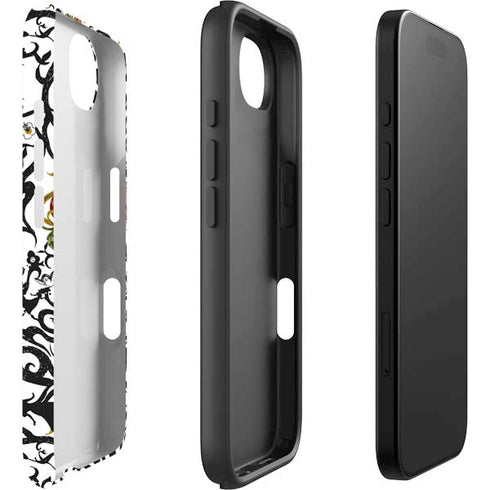 Disney Snow White Roses and Character Silhouette iPhone 16e Impact Case