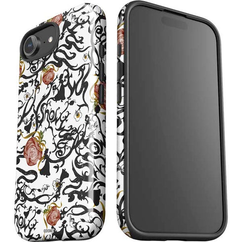 Disney Snow White Roses and Character Silhouette iPhone 16e Impact Case