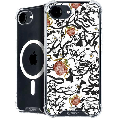 Disney Snow White Roses and Character Silhouette iPhone 16e MagSafe Case