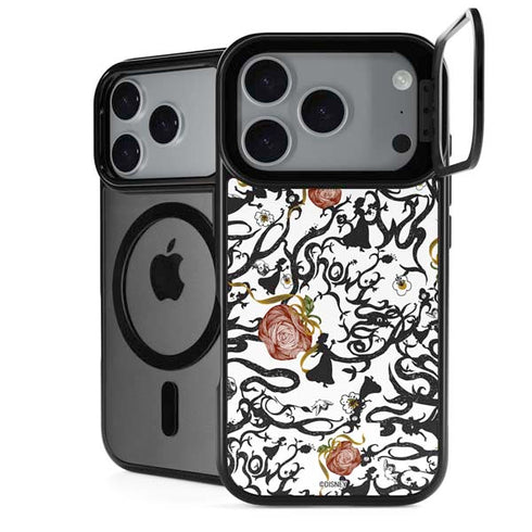 Disney Snow White Roses and Character Silhouette iPhone 18 Pro Max Kickstand Case