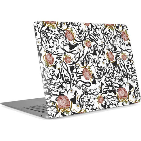 Disney Snow White Roses and Character Silhouette Apple MacBook Air Skin