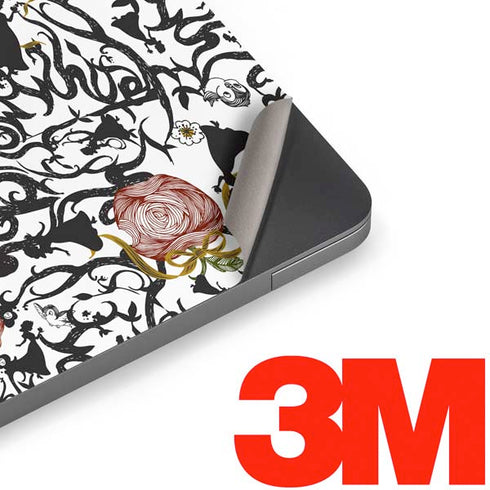 Disney Snow White Roses and Character Silhouette Apple MacBook Air Skin