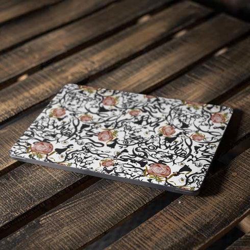 Disney Snow White Roses and Character Silhouette Apple MacBook Air Skin