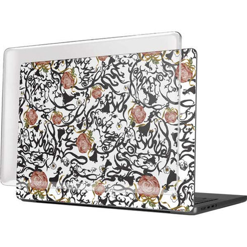 Disney Snow White Roses and Character Silhouette MacBook Pro 14in (2021-24) Case plus Skin