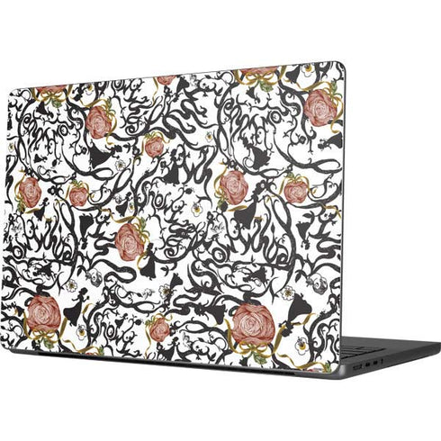 Disney Snow White Roses and Character Silhouette Apple MacBook Pro 14-inch Skin