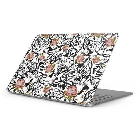 Disney Snow White Roses and Character Silhouette Apple MacBook Pro 16-inch Skin