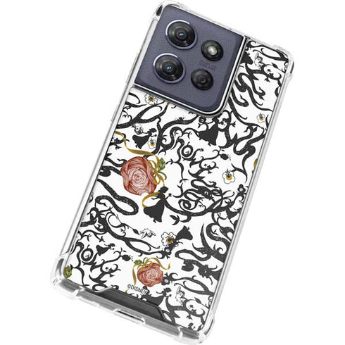Disney Snow White Roses and Character Silhouette Moto G Play 5G (2025) Clear Case
