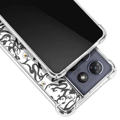 Disney Snow White Roses and Character Silhouette Moto G Power 5G (2025) Clear Case