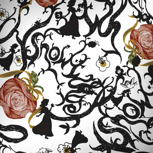 Disney Snow White Roses and Character Silhouette Moto G6 Skin