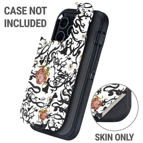 Disney Snow White Roses and Character Silhouette Otterbox Defender iPhone Skin