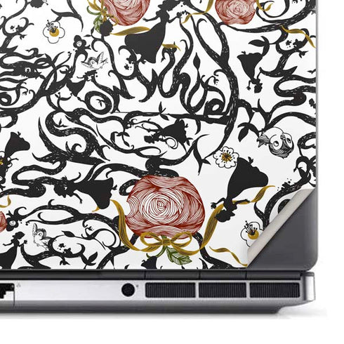 Disney Snow White Roses and Character Silhouette Dell Precision Skin