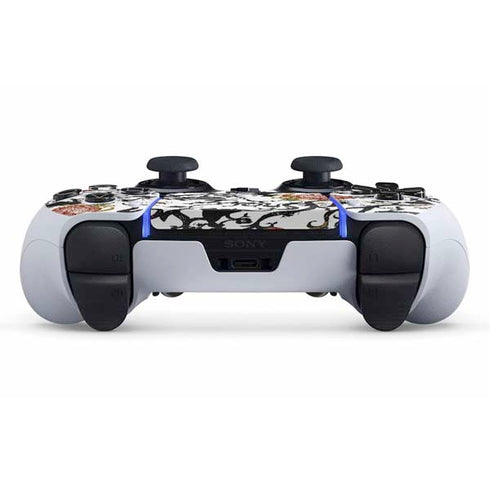 Disney Snow White Roses and Character Silhouette PS5 DualSense Edge Pro Controller Skin
