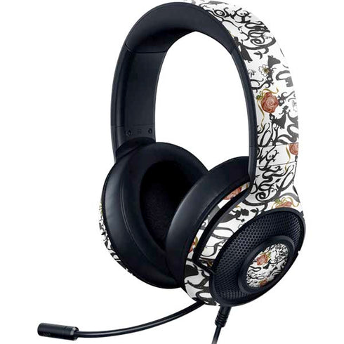Disney Snow White Roses and Character Silhouette Razer Kraken X Skin