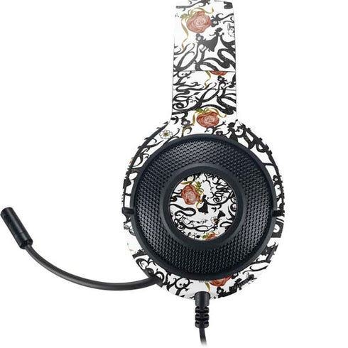 Disney Snow White Roses and Character Silhouette Razer Kraken X Skin