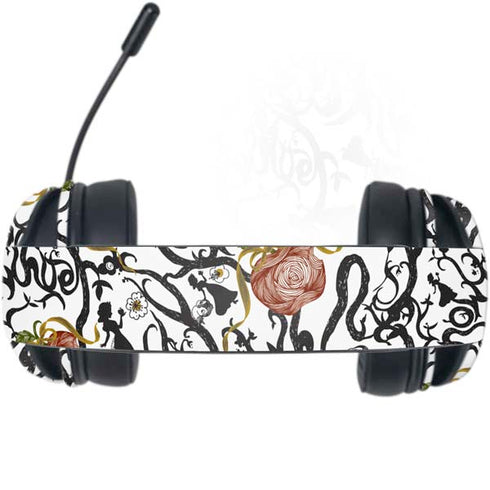 Disney Snow White Roses and Character Silhouette Razer Kraken X Skin