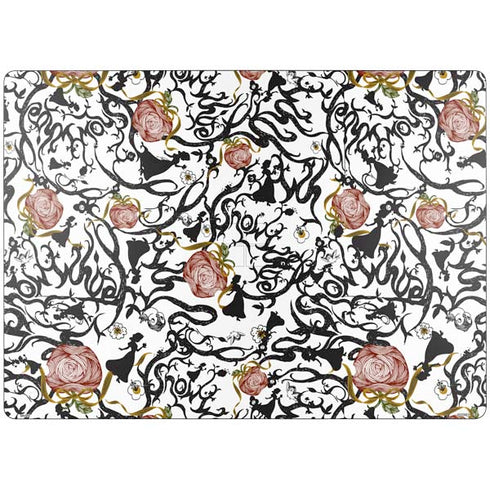 Disney Snow White Roses and Character Silhouette Surface Laptop 7 13.8in Skin