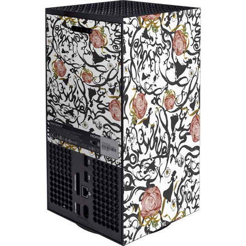 Disney Snow White Roses and Character Silhouette Xbox Series X Bundle Skin