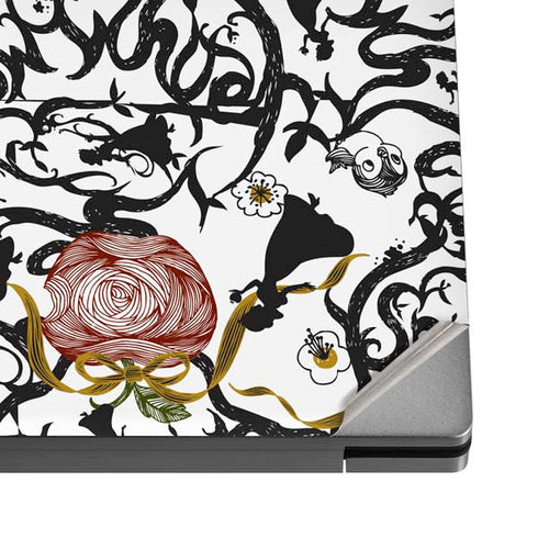 Disney Snow White Roses and Character Silhouette Dell XPS Skin