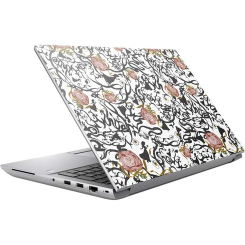 Disney Snow White Roses and Character Silhouette HP ZBook Fury 16 G10 Skin