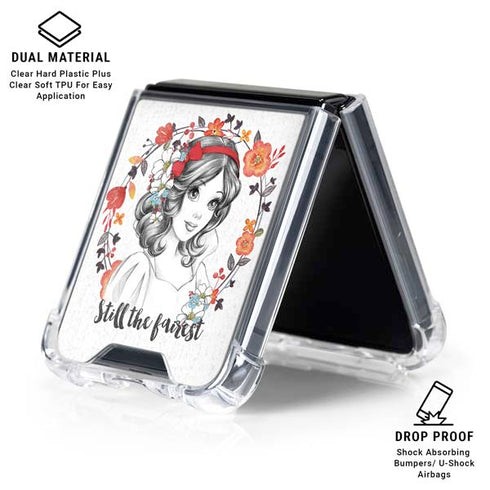 Disney Snow White Still the Fairest Art Galaxy Z Flip6 Clear Case