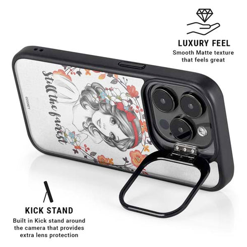 Disney Snow White Still the Fairest Art iPhone 14 Pro Kickstand Case
