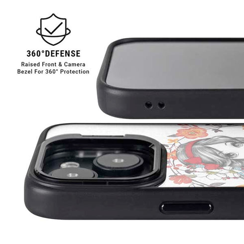 Disney Snow White Still the Fairest Art iPhone 15 Plus Kickstand Case