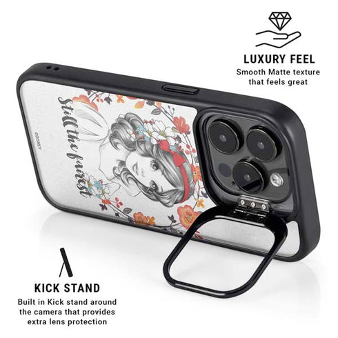 Disney Snow White Still the Fairest Art iPhone 15 Pro Max Kickstand Case