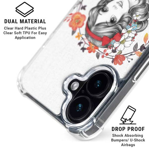 Disney Snow White Still the Fairest Art iPhone 16 Plus Clear Case