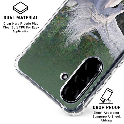 Soaring Pegasus by Laurie Prindle Galaxy A36 5G Clear Case