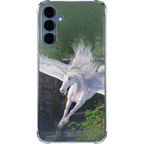 Soaring Pegasus by Laurie Prindle Galaxy A55 5G Clear Case
