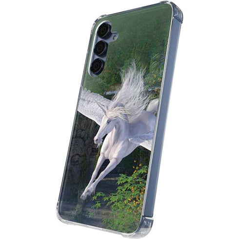 Soaring Pegasus by Laurie Prindle Galaxy A55 5G Clear Case