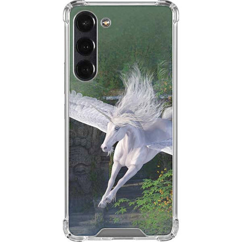 Soaring Pegasus by Laurie Prindle Galaxy S24 FE Clear Case