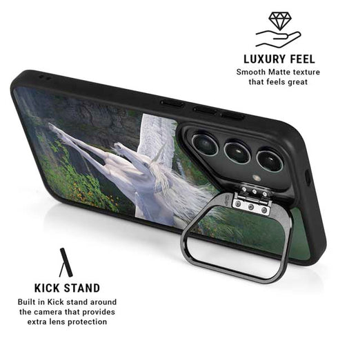 Soaring Pegasus by Laurie Prindle Galaxy S25 Plus Kickstand Case