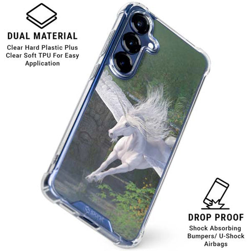 Soaring Pegasus by Laurie Prindle Galaxy S25 Plus Clear Case