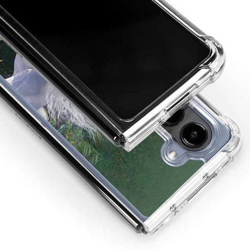 Soaring Pegasus by Laurie Prindle Galaxy Z Fold5 5G Clear Case