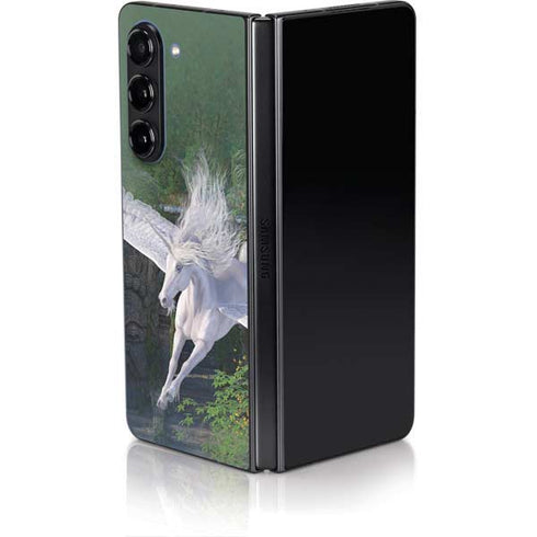 Soaring Pegasus by Laurie Prindle Galaxy Z Fold5 5G Skin
