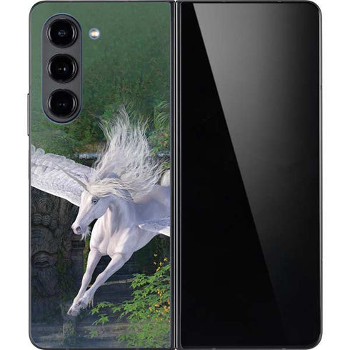 Soaring Pegasus by Laurie Prindle Galaxy Z Fold5 5G Skin