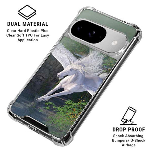 Soaring Pegasus by Laurie Prindle Google Pixel 10 Clear Case