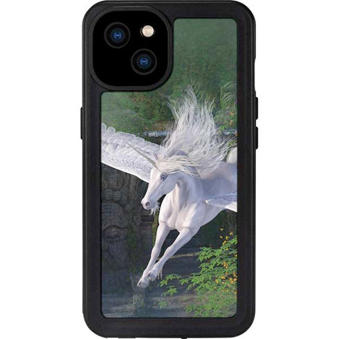 Soaring Pegasus by Laurie Prindle iPhone 15 Plus Waterproof Case